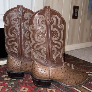 Tony Lama Full Quill Ostrich Boots